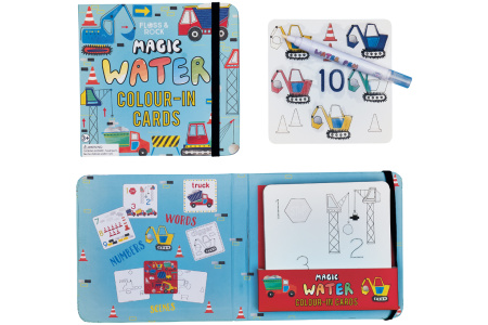 Kortelių rinkinys su vandeniniu markeriu STATYBOS