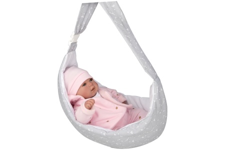 Kūdikio nešyklė per petį, pilka