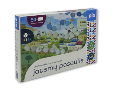 Lavinamasis stalo žaidimas JAUSMŲ PASAULIS, 6+