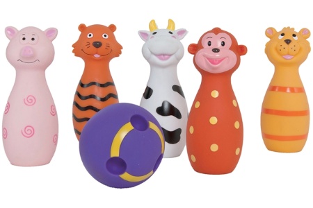 LUDI boulingo rinkinys, gyvūnai