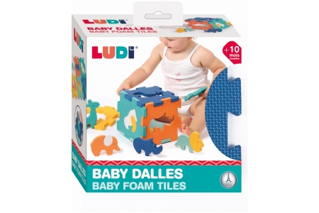 LUDI kilimėlis-3D dėlionė, mažieji gyvūnai