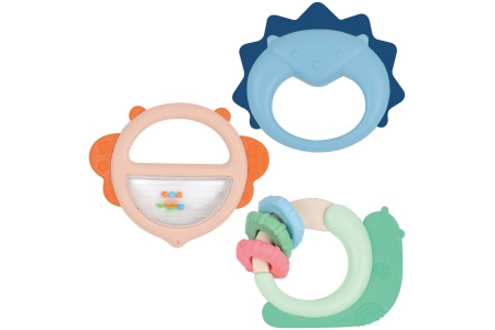 LUDI kūdikio barškučių rinkinys trio