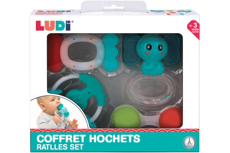 LUDI kūdikio barškučių rinkinys