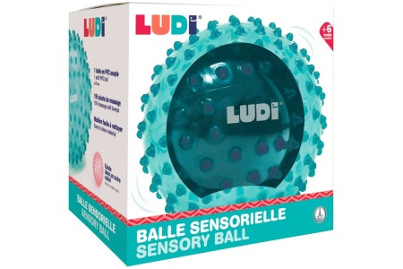 LUDI mankštos kamuolys, žalias, 20 cm