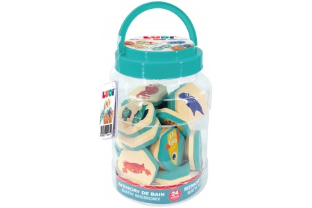 LUDI maudymosi žaislų rinkinys, Atminties kortelės