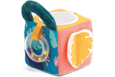 LUDI medžiaginis veiklos kubas, lapeliai