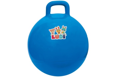 LUDI šokinėjimo kamuolys, mėlynas 45 cm