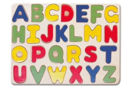 Medinė dėlionė Abėcėlė