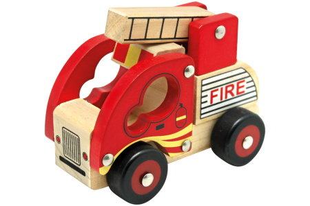 Medinė mašinėlė Gaisrinės automobilis