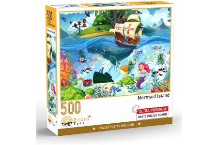 Brain Tree dėlionė, Undinėlės sala, 500 det.