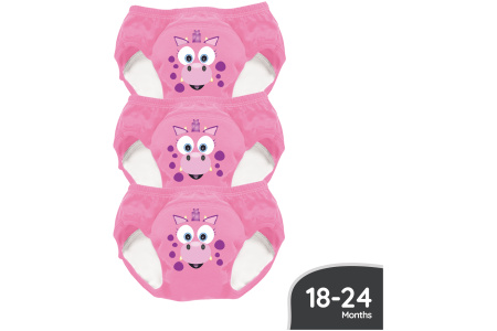 Mokomosios kelnaitės-atprastukės, Rožinis drakonas, 18-24 mėn.