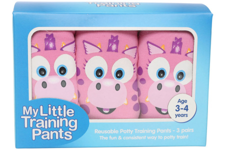 Mokomosios kelnaitės-atprastukės, Rožinis drakonas, 3-4 metai