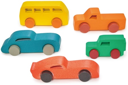 Mentari Spalvotų mašinų rinkinys