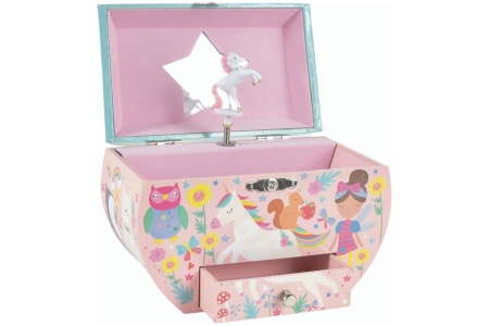 Muzikinė papuošalų dėžutė, Fėja, ovali