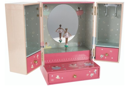 Muzikinė papuošalų dėžutė-spintutė, Užburtoji