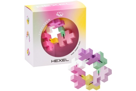 Plus Plus antistresinis žaislas, Hexel Bubblegum