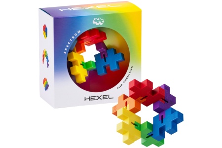 Plus Plus antistresinis žaislas, Hexel Spectrum