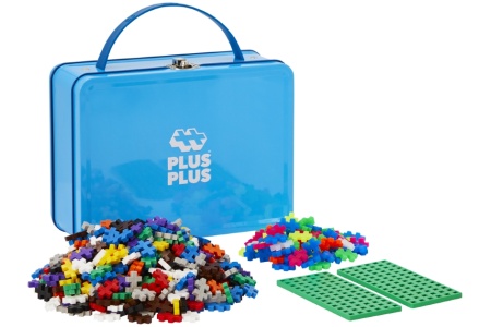 Plus Plus konstruktoriaus LAGAMINAS, mėlynas, metalinis