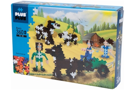 Plus Plus konstruktorius, Arklys su brikele , 360 det.