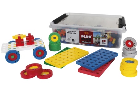 Plus Plus konstruktorius DIDELĖS detalės Statyk ir važiuok 200