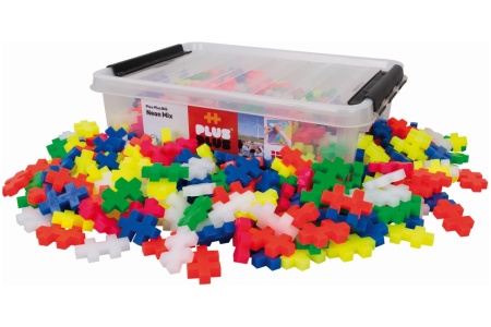 Plus Plus konstruktorius, DIDELĖS, neoninės 200 det.