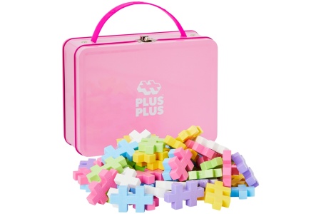 Plus Plus konstruktorius, Lagaminas, pastelinės DIDELĖS, 70