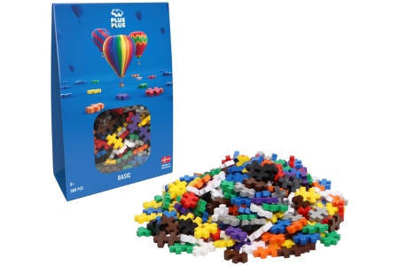 Plus Plus konstruktorius, pagrindnių spalvų, 300 det.