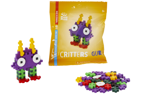 Plus Plus konstruktorius, Monstriukas, geltonas