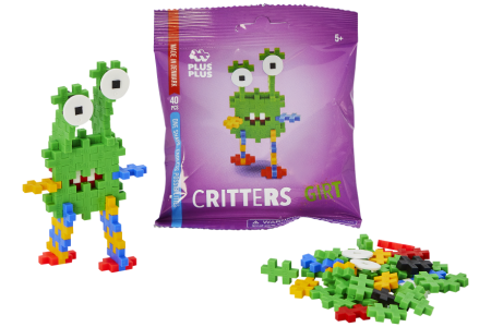 Plus Plus konstruktorius, Monstriukas, violetinis