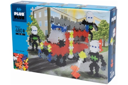 Plus Plus konstruktorius, Ugniagesių automobilis su ugniagesiais, 480