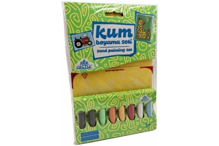 Red Castle kūrybinis smėlio rinkinys, Tigras ir Traktorius