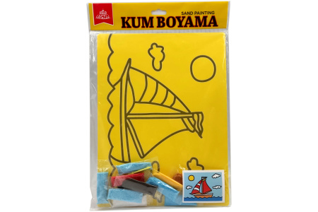 Red Castle kūrybinis smėlio rinkinys, 275x205 mm, Laivelis