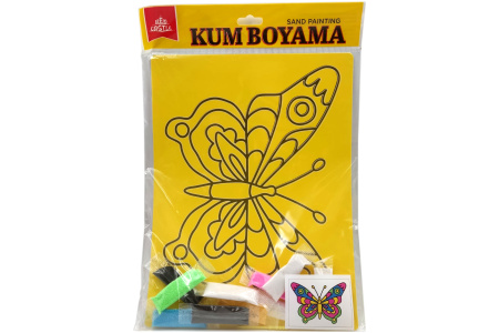 Red Castle kūrybinis smėlio rinkinys, 275x205 mm, Drugelis