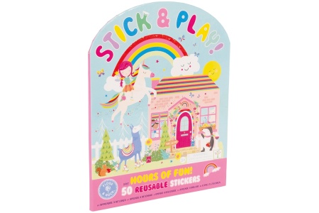 Rinkinys su daugkartiniais lipdukais, Vaivorykštės fėja