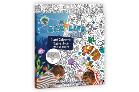 Splat Planet spalvinimo staltiesė, Jūra