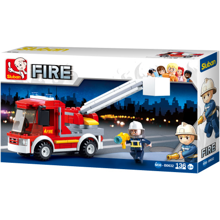 Sluban konstruktorius, Ugniagesių mažasis automobilis, 136 det.
