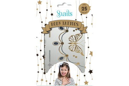 Snails Kūno Tatuiruotė Metalika