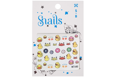 Snails nagų lipdukai, Kva Kva