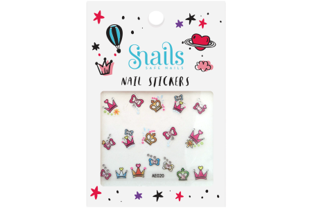 Snails nagų lipdukai Princesės