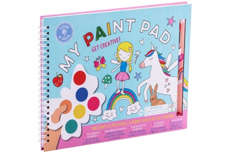 Spalvinimo bloknotas su dažais, Vaivorykštės fėja