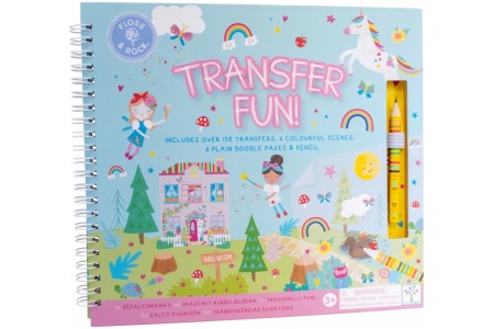 Spalvinimo rinkinys su perkeliamais piešinukais, Vaivorykštės fėja