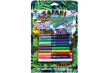 Splat Planet magiška spalvinimo knygelė SAFARI