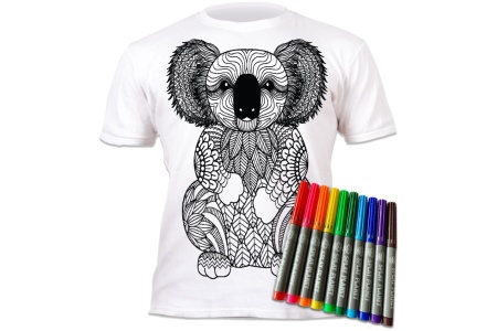 Splat Planet marškinėliai su flomasteriais Koala