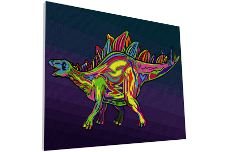 Splat Planet tapyba pagal skaičius, STEGOZAURAS 30x40 cm