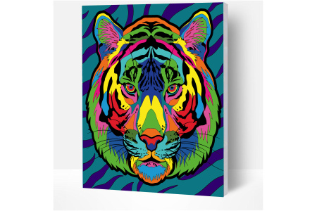 Splat Planet tapyba pagal skaičius, TIGRAS 30x40 cm