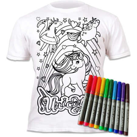 unicorn-new-v3-1_1756877597 Splat Planet marškinėliai su flomasteriais, Vienaragiai