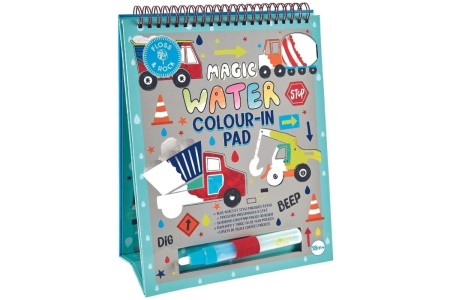 Vandeniu piešiama knygelė, Statybos