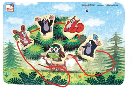 Varstymo žaidimas Mažasis kurmiukas