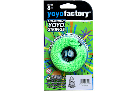 YoYo žaislo virvelė, žalios spalvos