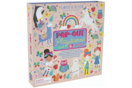 Žaidimo scena su dėlione, Vaivorykštės fėja, 20 det.